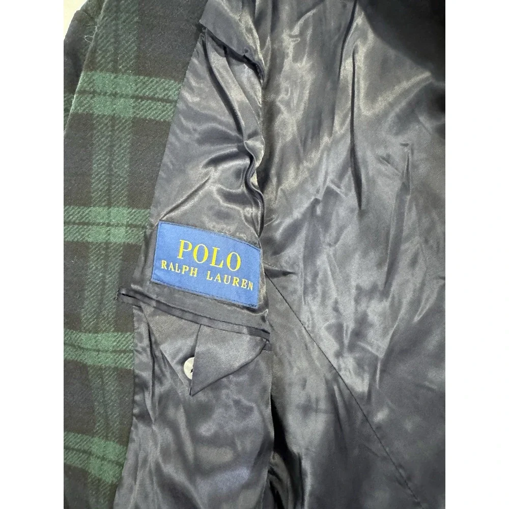 Polo Ralph Lauren Blackwatch Tartan Twill Modern Sport Coat Blazer Jacket 46 R
